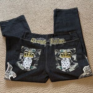 Crown Holder Denim Jeans